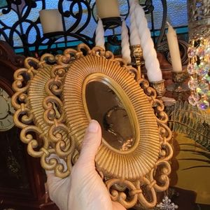 Vintage MCM Homco dart wall plaque mirrors decor